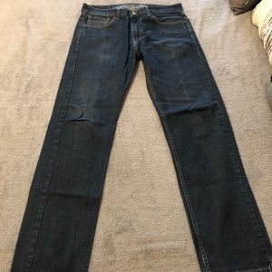 Levi 505 dark wash jeans